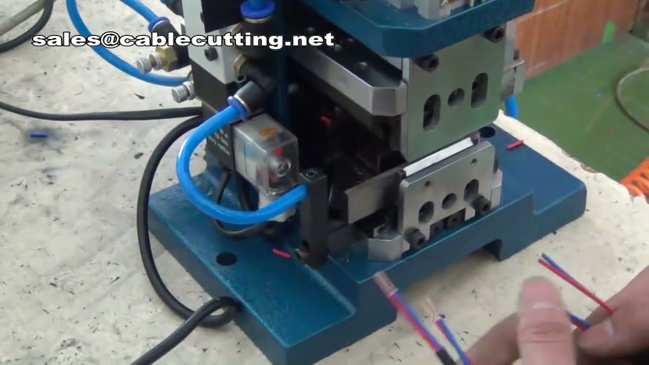 Máquina Neumática de Pelado y Torsión de Cables – Torsión de Cables Paralelos Automática