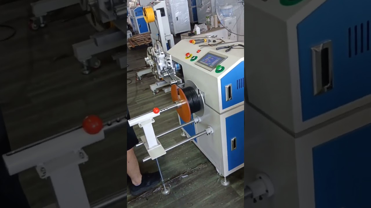 Máquina de Medición, Corte, Bobinado y Enrollado de Cable Eléctrico | Automatización Industrial