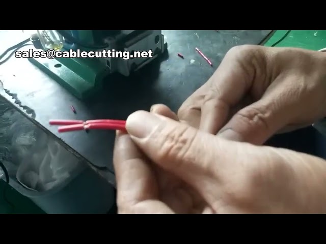 Máquina Pelacables Vertical Semiautomática - Peladora de Cables Eléctrica Vertical