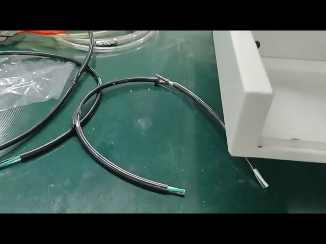 LED String Light Making Machine for Patio Lights with Middle Stripping & Cutting