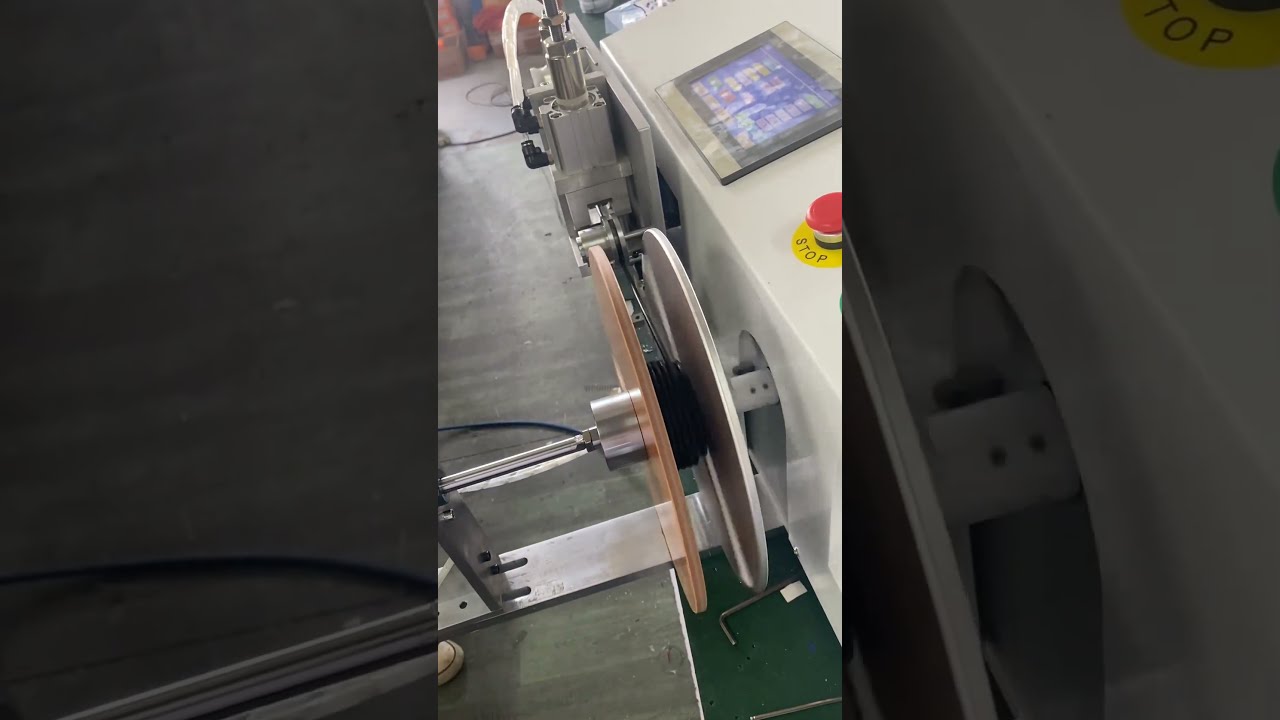 Máquina Todo en Uno: Conteo Automático, Travesía, Corte, Bobinado y Atado de Cables con Precisión