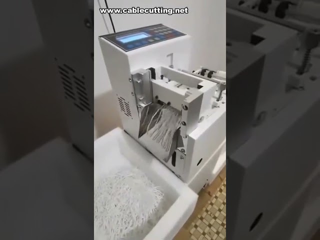 Máquina Cortadora Automática de Cinta para Orejeras de Mascarilla, Bandas Elásticas, Cuerdas y Tubos