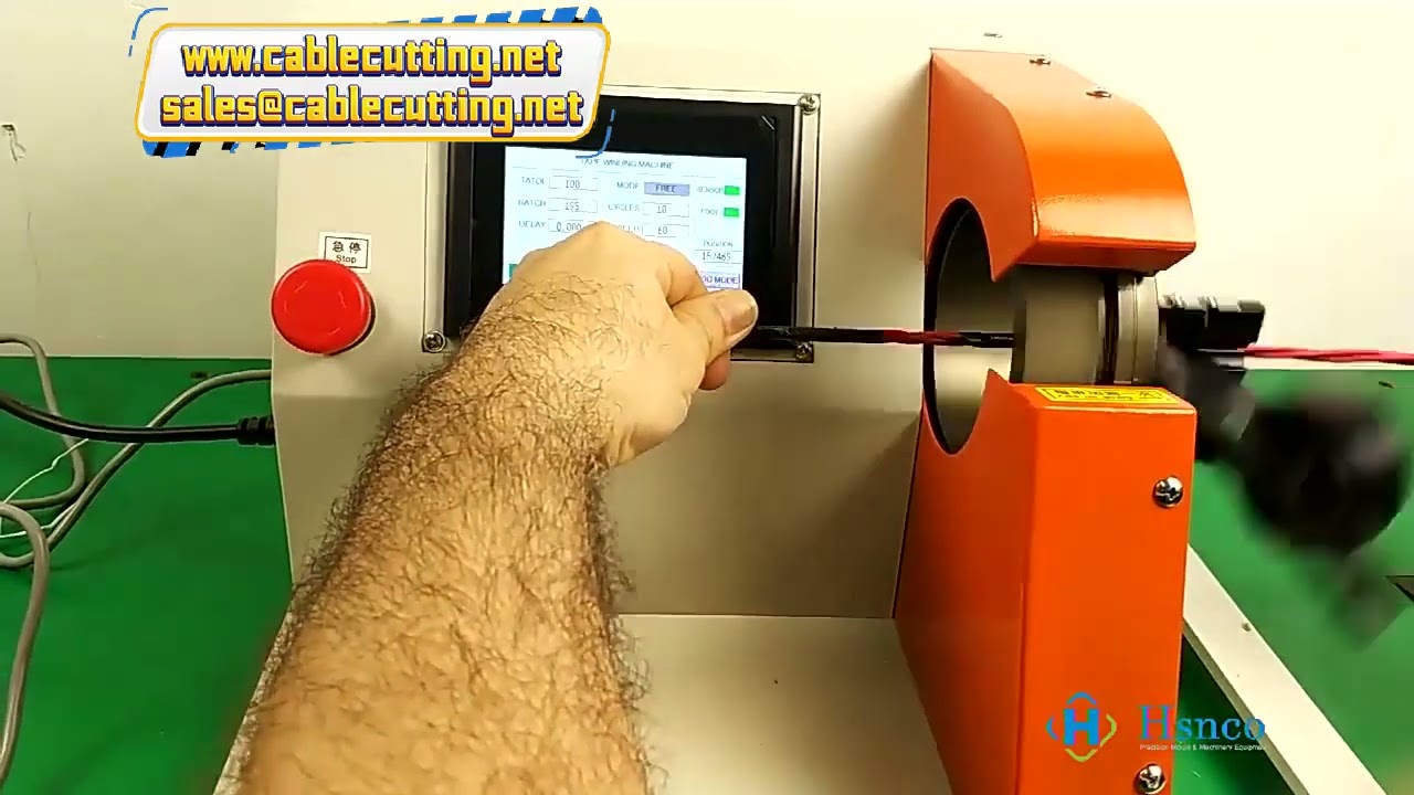 Máquina de Encintado de Cables con Cinta PVC - Bobinadora y Envolvedora Puntual