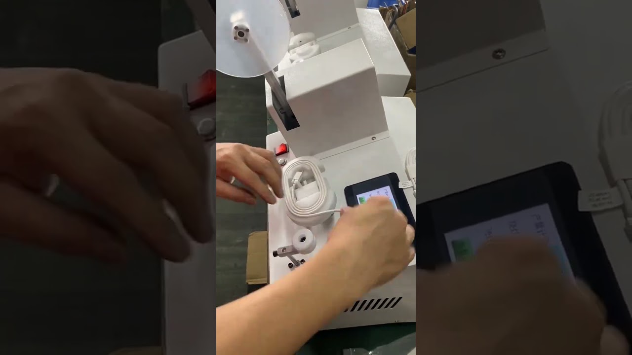 Máquina Bobinadora de Cables de Datos con Tarjeta de Papel | Automatización Industrial