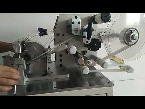 Máquina Etiquetadora OEM para Tubos y Botellas Redondas | Etiquetado Automático de Logotipos