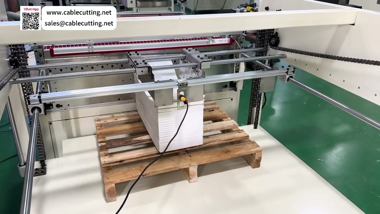 Cortadora Automática de Láminas con Sistema de Elevación y Recolector de Material - Alto Rendimiento