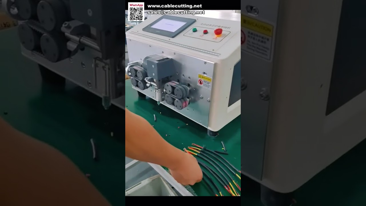 Máquina Automática para Pelar Cables con Funda: Peladora de Cubierta Interior y Exterior para Arneses