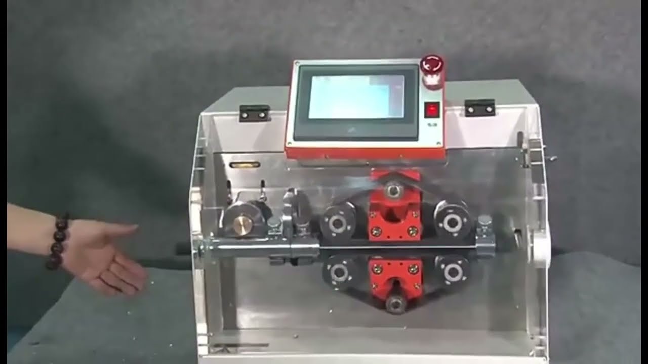 Máquina Cortadora Automática de Tubos Corrugados y Cables | Corte Preciso para Plástico y Alambre