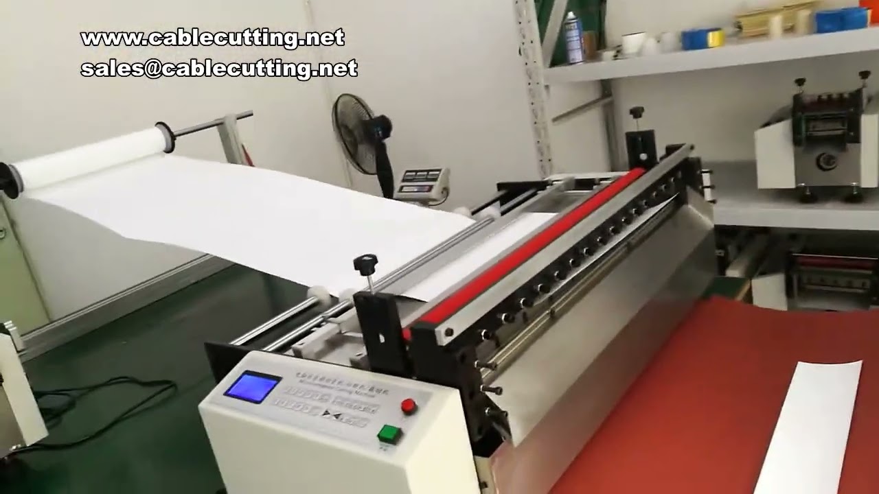 Cortadora Automática Multifuncional: Láminas de PC, Cuero, Papel, Tela y Alfombras (Libre de Halógenos)