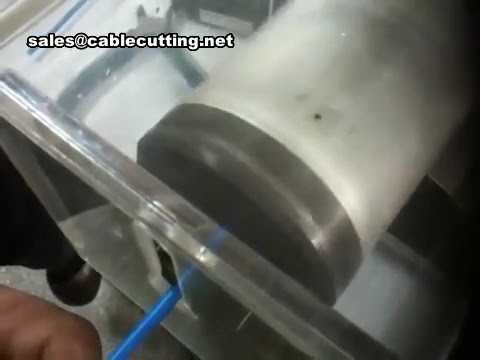 Máquina semiautomática peladora de cables coaxiales grandes