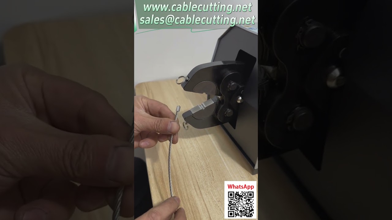 Máquina de Crimpado Neumática para Cables de Acero | Prueba de Tracción de 2500N | Matrices Personalizables