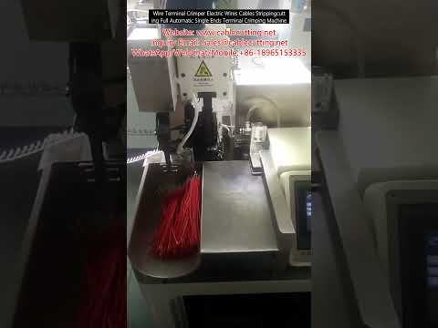 Crimpadora Automática de Terminales para Cables Eléctricos - Corta, Pela y Engarza en un Solo Paso