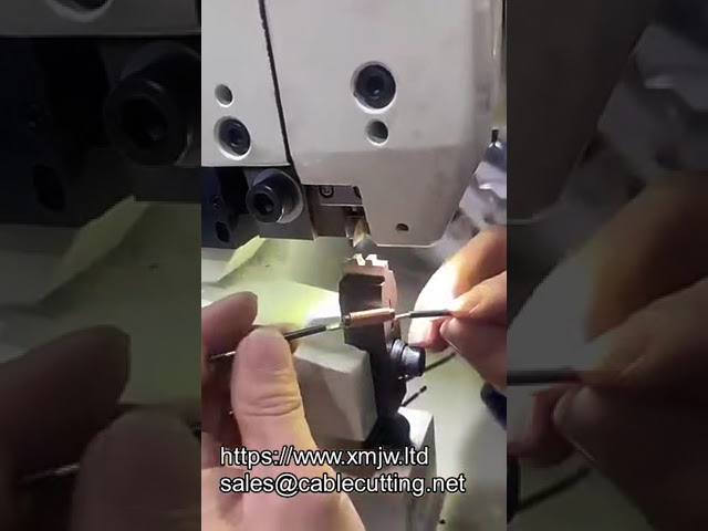 Máquina de Crimpado de Banda de Cobre Silenciosa | Conectora de Cables con Luz de Color