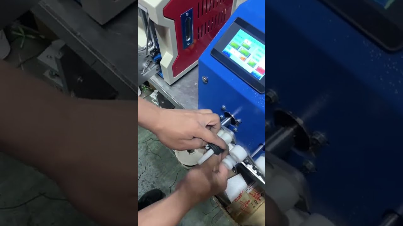 Máquina de Bobinado y Atado de Alta Eficiencia para Cables de Datos y Carga