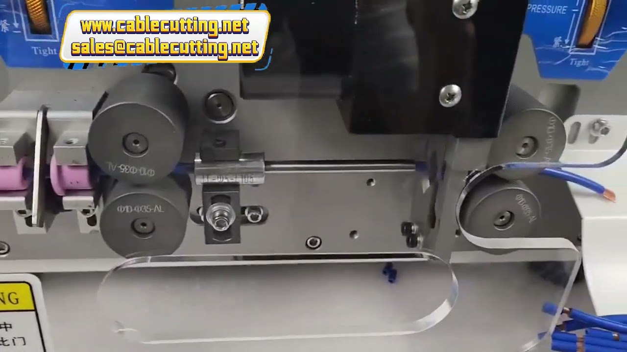 Seguridad en Máquina de Corte y Pelado de Cables con Cubierta Protectora para Calibres 0,01-2,5 mm²