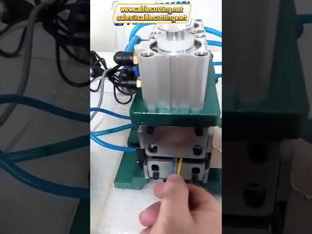 Máquina Pelacables Neumática 3F – Pelado y Torsión de Cables Multipolares