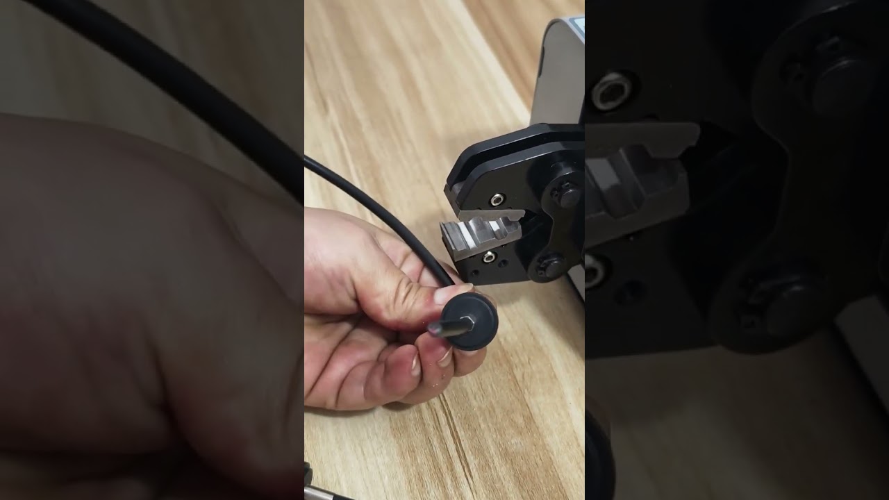 Máquina Terminal Automática #máquinaterminal #peladoradecables #fábrica #enderezadoracortadora