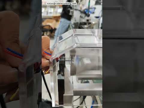 Máquina pelacables coaxial multicapa, antena y teflón | Pelado semiautomático #fábrica #máquina