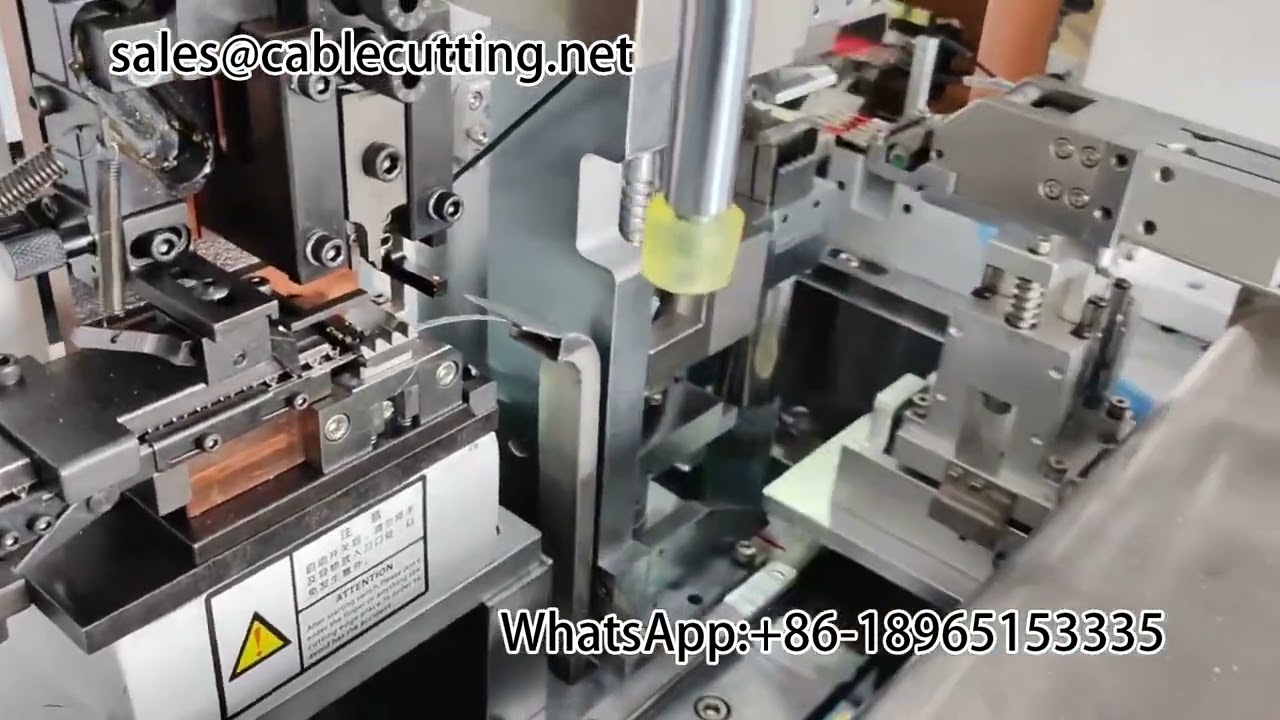 Máquina automática de engarzado y pelado para 5 cables | Pelacables y terminales automáticos