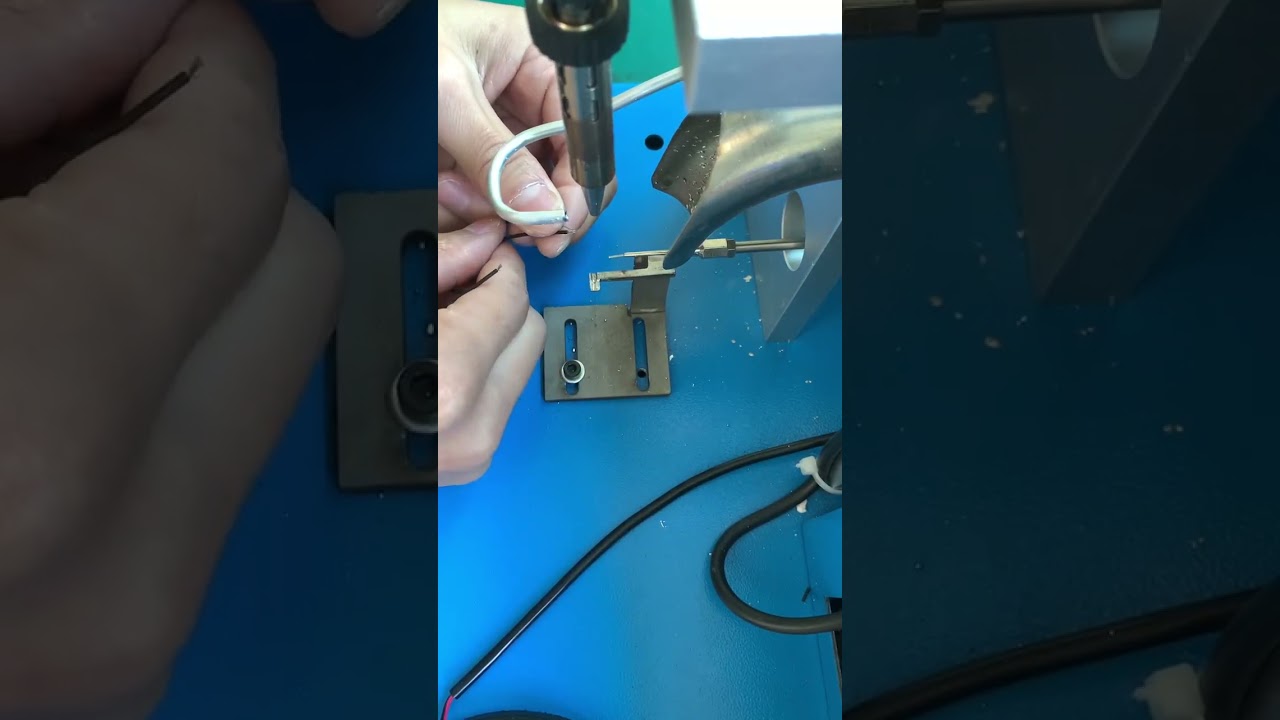 Prueba de máquina de soldar ② Soldadura por puntos de diodos: Así se ve sin un dispositivo especial