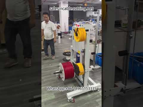 Máquina rebobinadora de alambre electrónico con conteo automático de metros y bobinado ordenado #bobinadodealambre