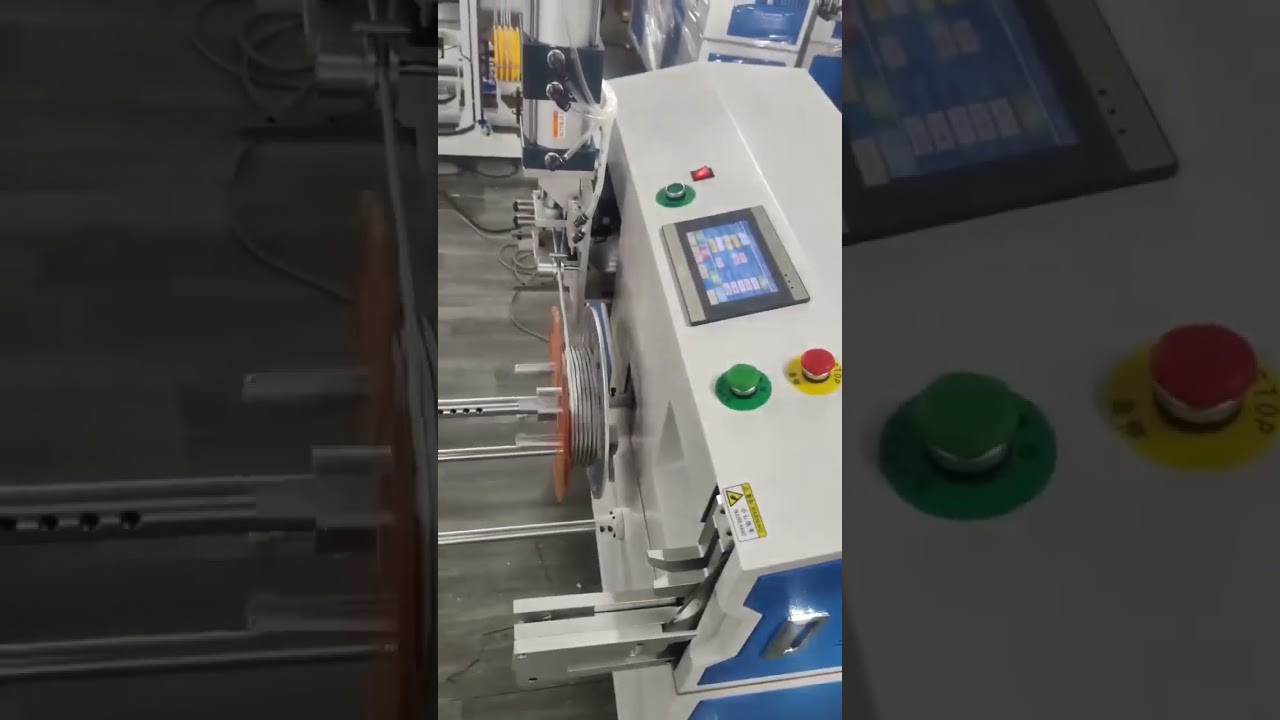 Máquina Automática para Contar, Clasificar, Cortar, Bobinar y Atar Cables de Acero