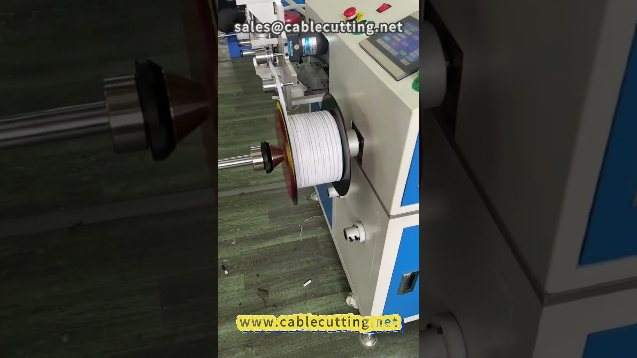 Bobina para cable plano de 100 metros | Máquina bobinadora de cables #equipamientoindustrial #procesamientodecables