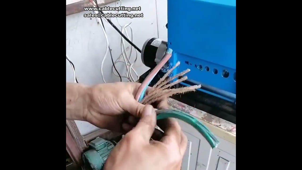 Máquina Pelacables Automática de 120 Cuadrados Porosos, Diámetro 2-32mm para Cable de Aluminio y Cobre