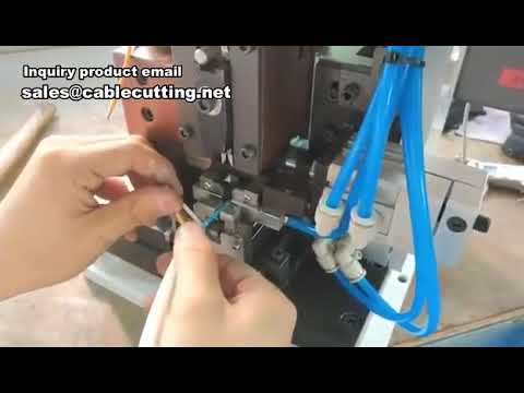Máquina de Pelar y Crimpar Cables - Equipo Profesional para Crimpado de Alambres