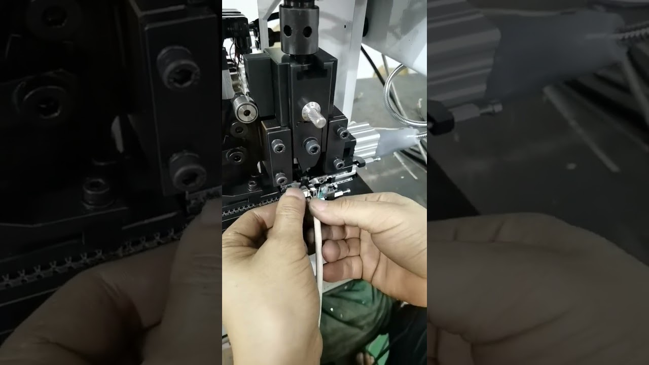 Pelado y Crimpado en un Solo Paso | Máquina Automática para Cables #fábrica #máquina #peladoycrimpado