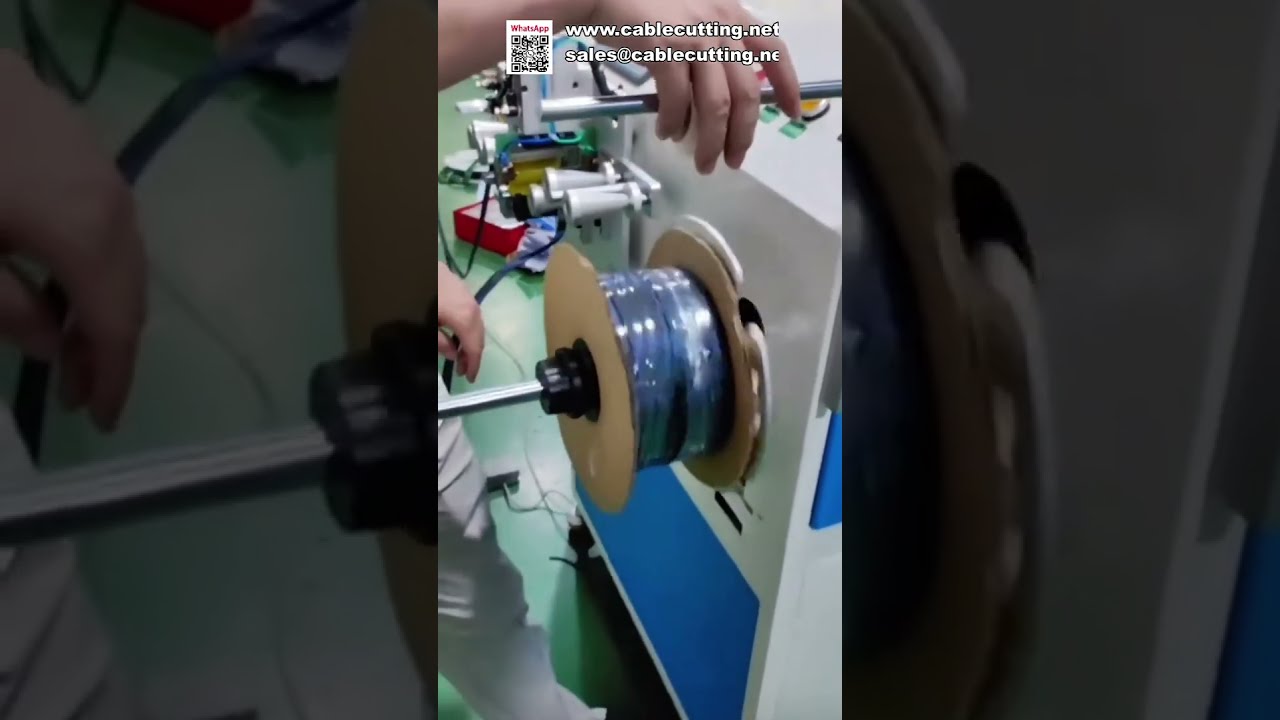 Máquina automática de contaje, bobinado y enrollado de metros