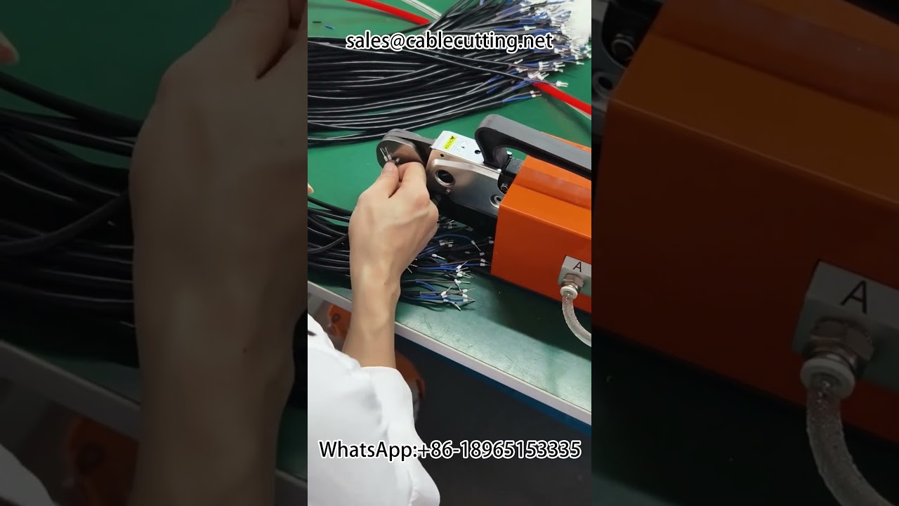 Máquina de crimpado para terminales tubulares cuadrados 0,25-10 mm² - Crimpado cuadrilátero preciso