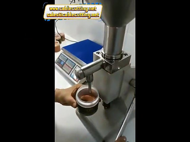 Máquina llenadora manual A03 para esmalte de uñas, gel y lip gloss (10-100g)