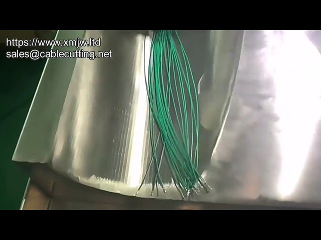 Máquina automática de doble cabezal para crimpado de terminales: corta, pela y crimpa alambre