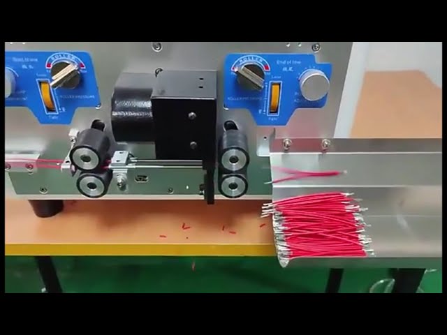 Máquina Automática para Doblar, Pelar y Cortar Cables | Peladora de Cable Coaxial