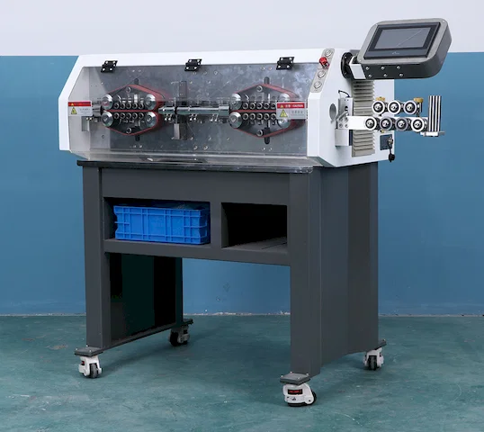 Peladora y Cortadora de Cables Grandes de Servicio Pesado WPM-30-300 - Máquina Automática de Pelado de Cables