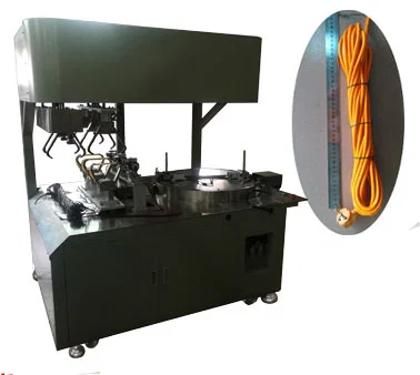 Máquina de Bobinado de Cable de Longitud Definida con 3 Atados WPM-83T - Máquina de Bobinado y Atado de Cables